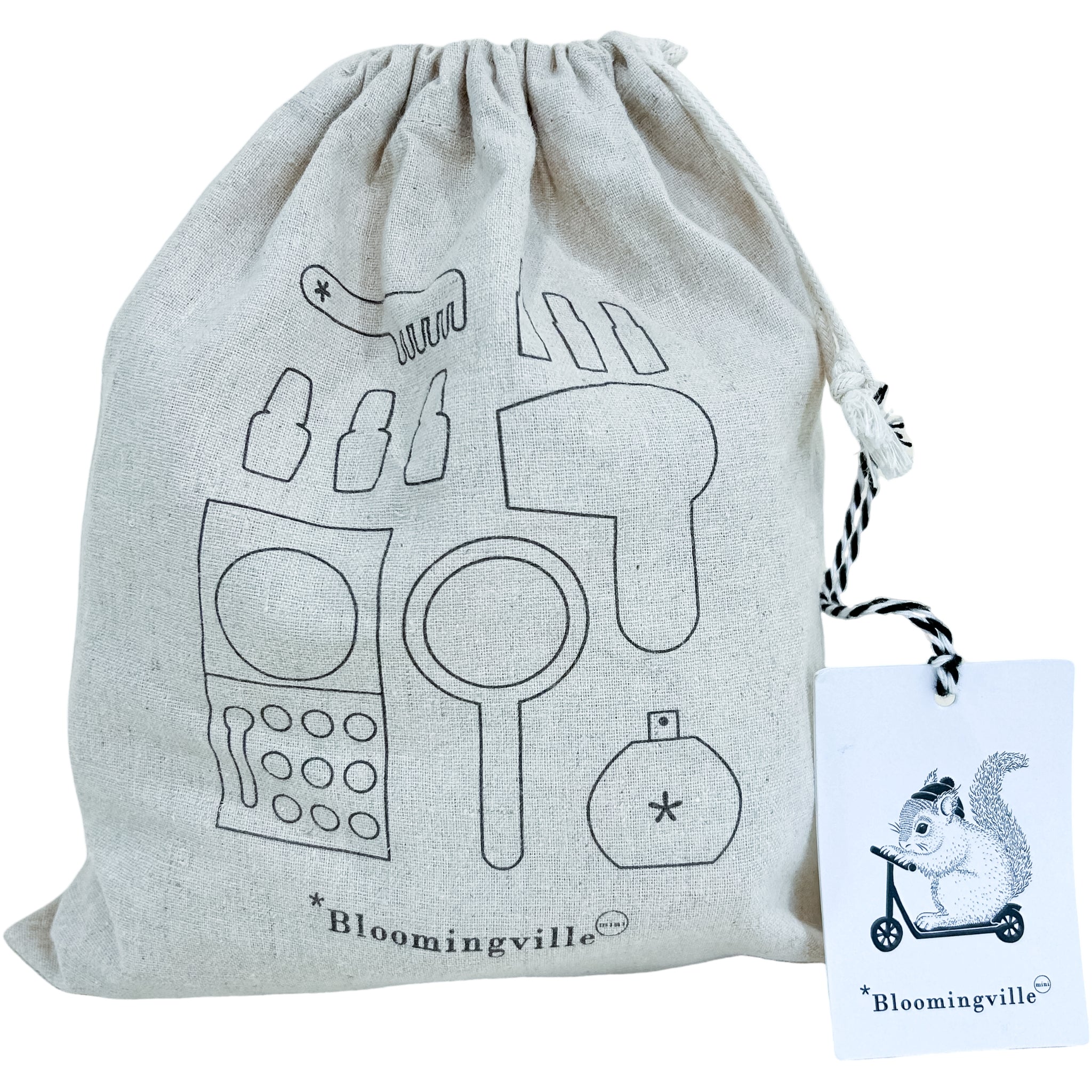 Set de maquillage en bois